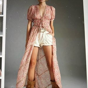 Anthropologie Forever That Girl long tie front short.